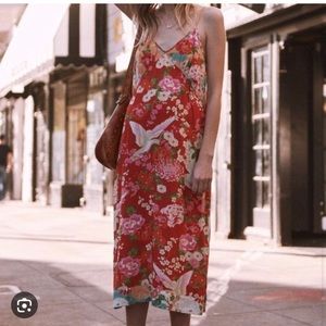 Spell Delilah patchwork slip dress xxs